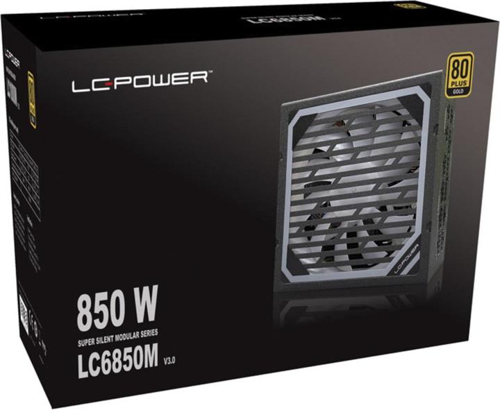 Produktbild LC-Power Super Silent Modular LC6850M V3.0 850W 80+ Gold retail (850 W)