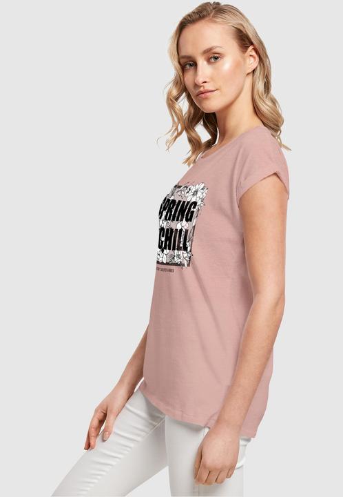 Produktbild Merchcode Ladies Spring And Chill Extended Shoulder Tee - 113645 (XL)