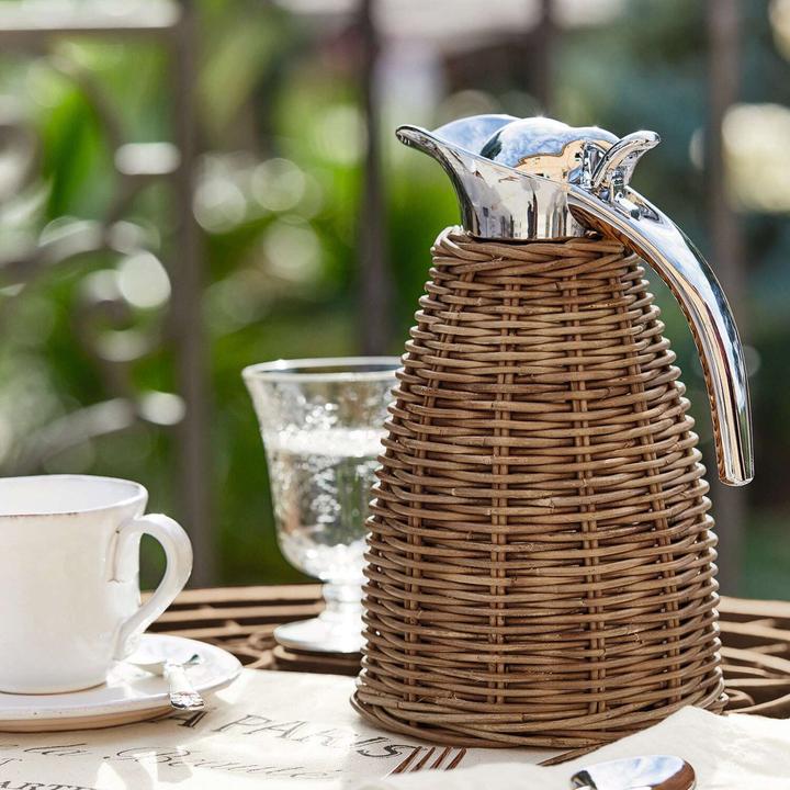 Image du produit Loberon Thermos Senta marron/argenté (1 l)