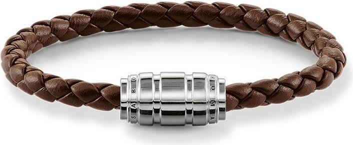Image du produit Thomas Sabo Bracelet (18.50 cm, Cuir, Argent)