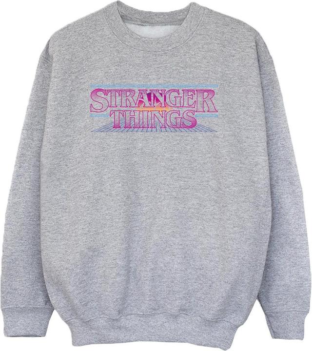 Netflix Stranger Things Retro Title Sweatshirt Jungen