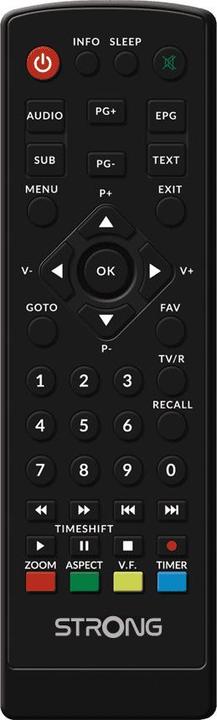 Image du produit Strong DVB-T2 HD, Free-to-Air Reciever, avec fonction PVR (64 Go, DVB-T2, DVB-T, Slot CI)