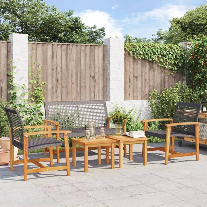 Actual product image VidaXL 5-piece garden lounge set and