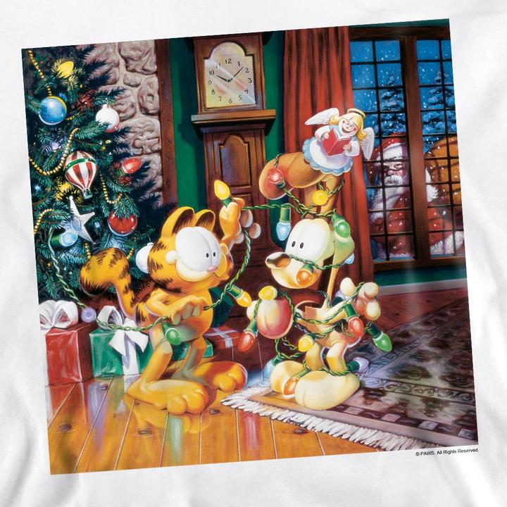 Actual product image Garfield Unisex Adult Odie Tree Sweatshirt (M)