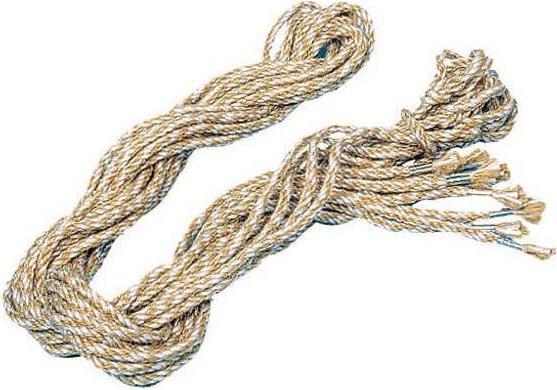 Actual product image Kerbl Binding rope 250cm/8mm natural fibre, 4-ply