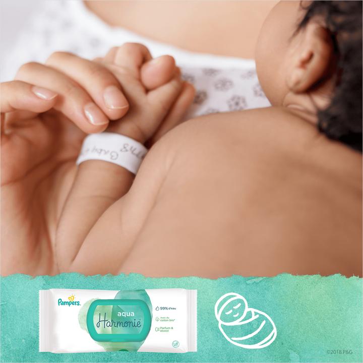 Produktbild Pampers Aqua Pure Feuchttücher (864 Stück)