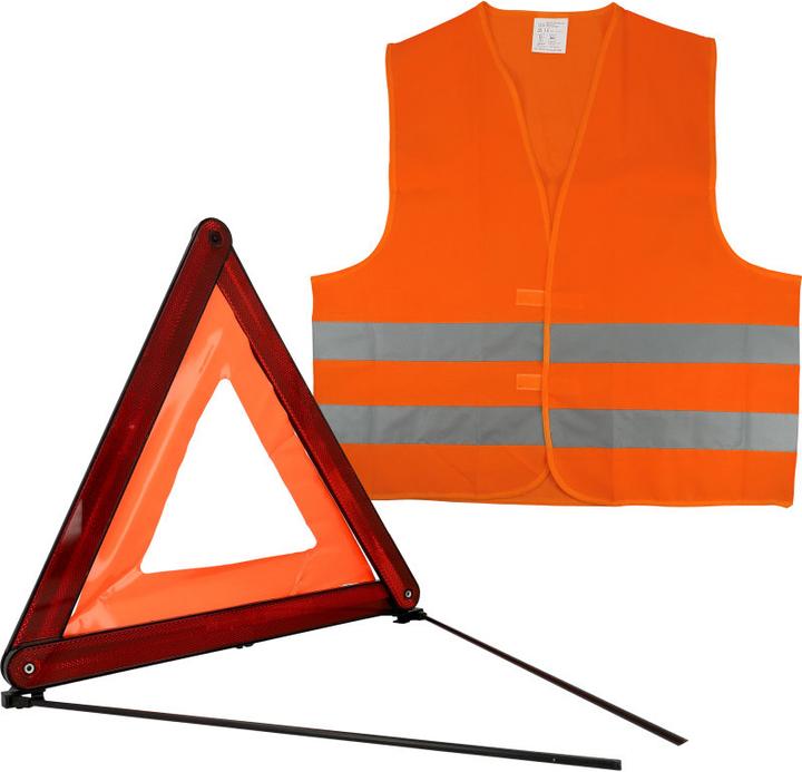 Immagine prodotto Cartrend Triangolo di segnalazione e gilet di sicurezza