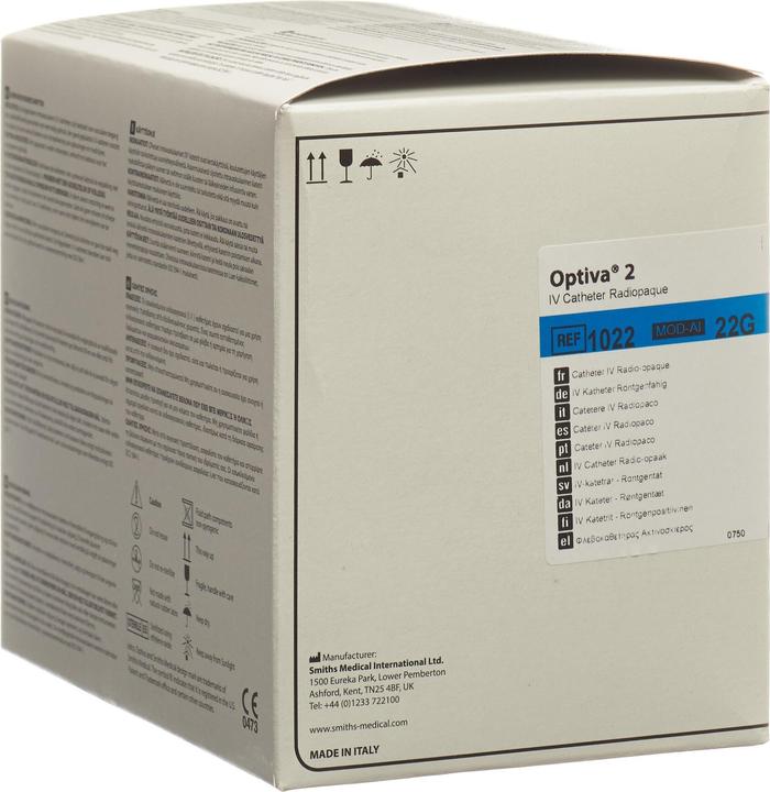 Immagine prodotto Jelco Catetere endovenoso OPTIVA 2 22Gx25mm 50