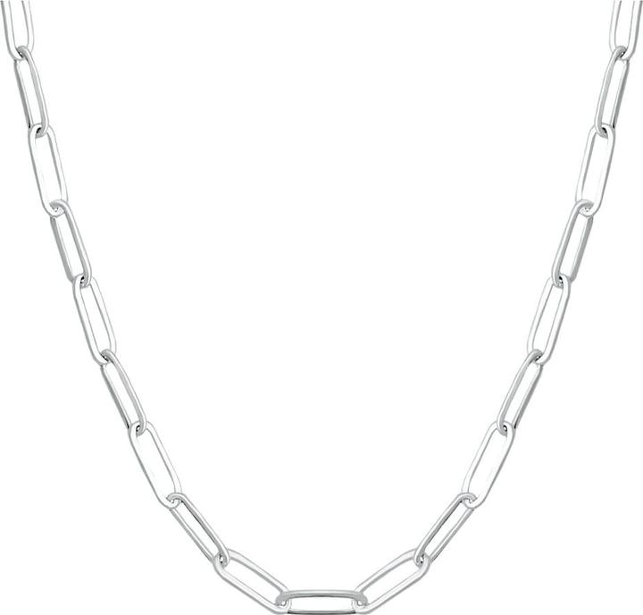 Produktbild Candy Paper-Clip-Halskette Sanda, 925 Sterling Silber (925 Sterling Silber, 925er Sterlingsilber, 42 - 45 cm)