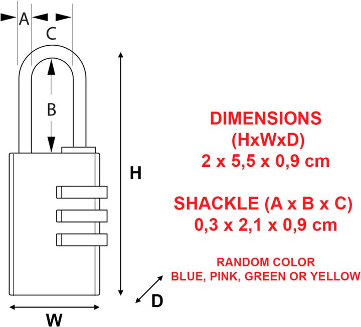 Produktbild Master Lock Zahlenschloss