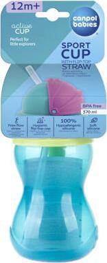 Produktbild Canpol Active Cup Sport Cup With Flip-Top Straw