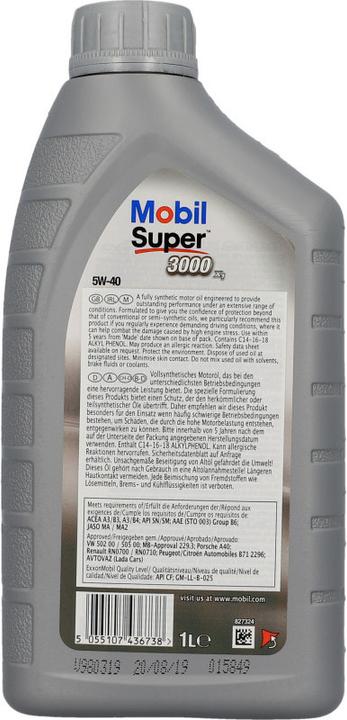 Produktbild mobil Super 3000X1 (1 l, SAE 5W-40)