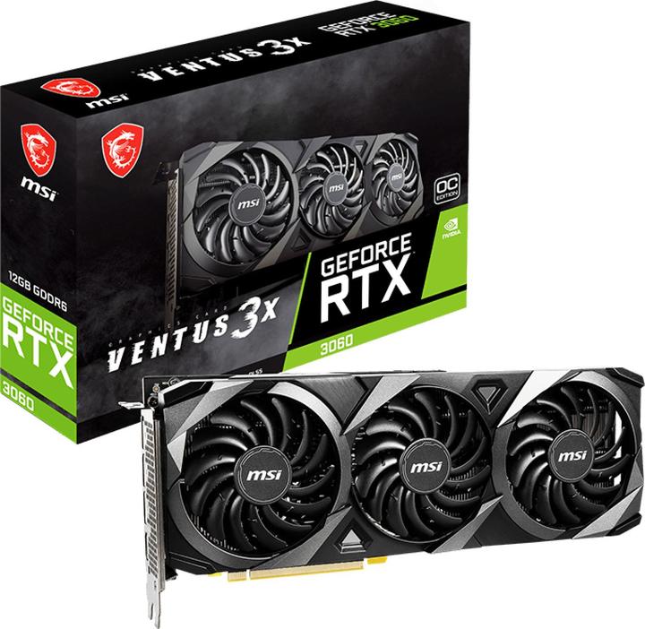 MSI GeForce RTX 3060 VENTUS 3X 12G OC (12 GB)