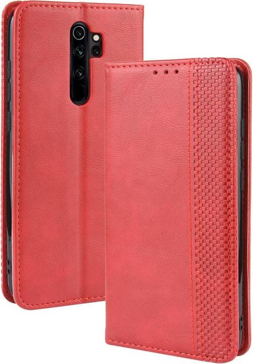 Produktbild Cover-Discount Xiaomi Redmi Note 8 Pro - Stand Flip Case Hülle rot