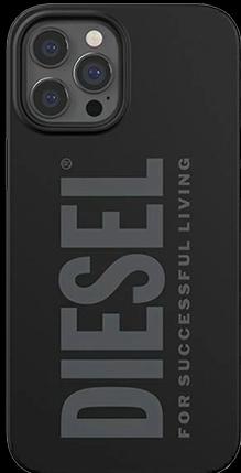 Immagine prodotto Diesel Custodia in silicone iPhone 12 Pro Max czarny/nero 44278 (Apple iPhone 12 Pro Max)