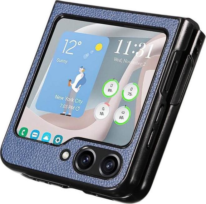 Image du produit Cover-Discount Galaxy Z Flip5 - Housse hybride bleu foncé (Samsung Galaxy Z Flip5)
