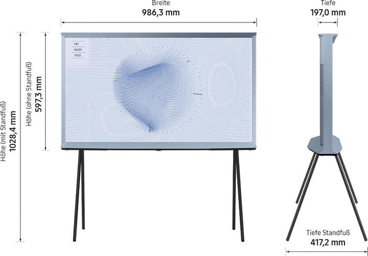 Image du produit Samsung The Serif QE43LS01B (43", LS01B, QLED, 4K, 2022)