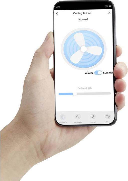 Produktbild Sygonix Smarter Deckenventialator 36W