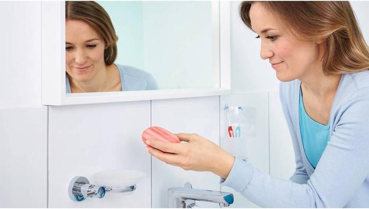 Actual product image tesa LOXX soap holder incl. adhesive solution without drilling