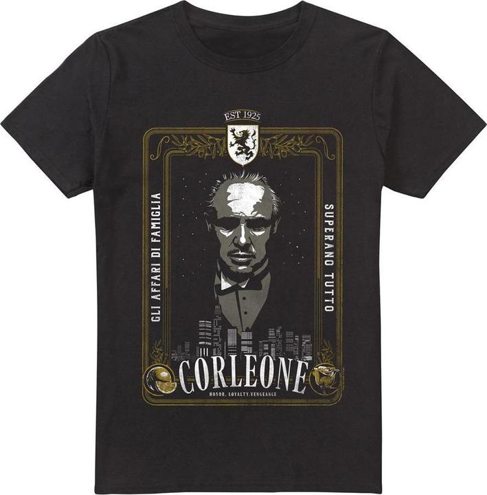 Immagine prodotto The Godfather Maglietta Don Vito Corleone Poster Classico Uomo (XXL)