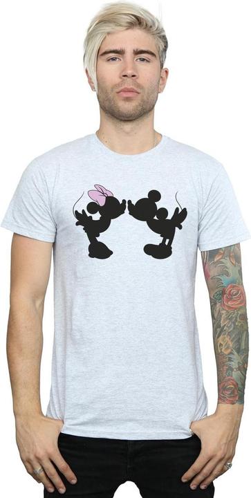 Immagine prodotto Disney Mickey Minnie Kiss Silhouette Maglietta Uomo (3XL)