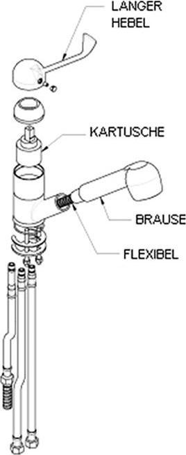 Produktbild GGM Gastro Einloch Mischbatterie 5000 - 111876