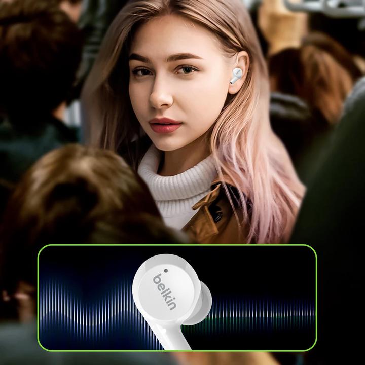 Image du produit Belkin Soundform Rise (pas de réduction du bruit, 7 h, Sans fil)