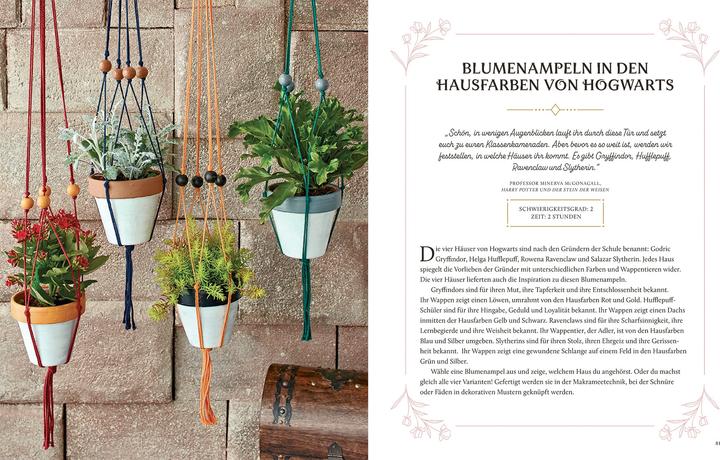 Actual product image Panini Harry Potter Kräuterkunde - Terrarien, DIY-Projekte, Garten (German, Jim Charlier, Jody Revenson., 2023)