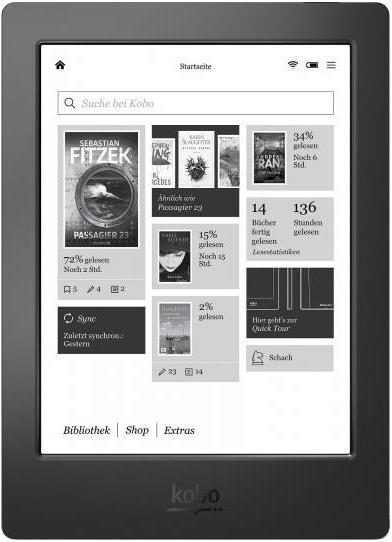 Kobo Aura H2O (6.80", 4 Go, Noir)
