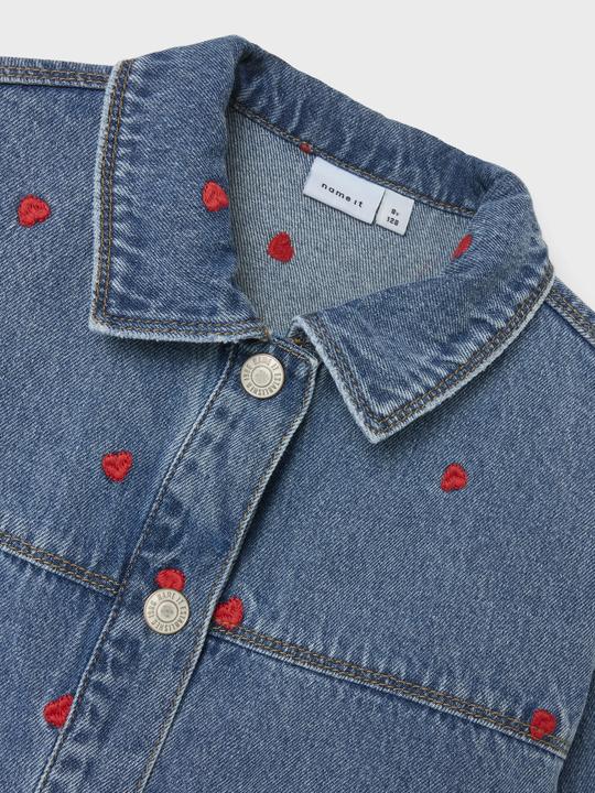 Produktbild Name it Bestickte Jeansjacke (140)