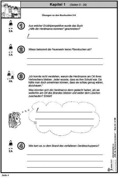 Valori nutrizionali e ingredienti Hilfe die Herdmanns kommen / Literaturseiten (Tedesco, Ulrike Kohl Orgoglio, KOHL VERLAG L'editore con l'albero, 2006)