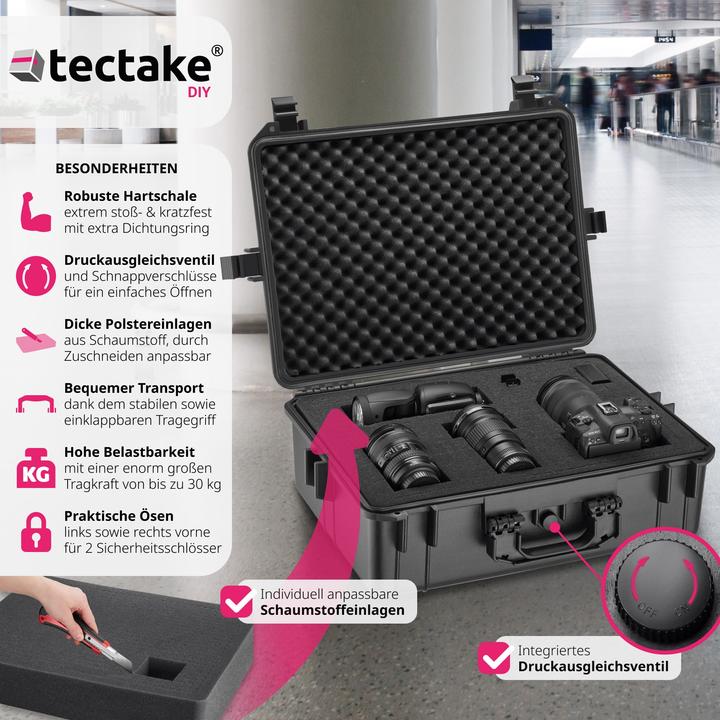 Immagine prodotto tectake Caso di foto (Custodia fotografica, 35 l)