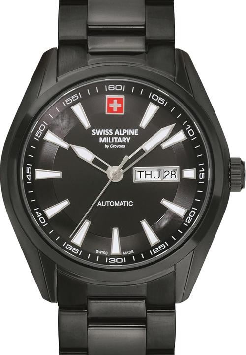 Immagine prodotto Swiss Alpine Military 7090.2177 Orologio da uomo automatico 43mm 10ATM (Orologio da polso analogico, 43 mm)