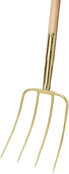 Actual product image Idealspaten Manure fork 4 tines with handle 1350 mm