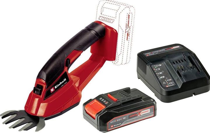 Einhell Akku-Grasschere GC-AGS 18 Li inkl. Starter Kit (Cordless hedgecutters)