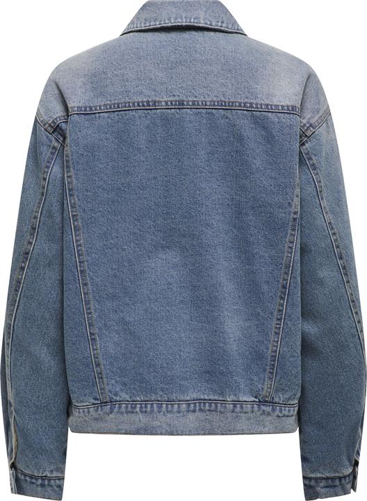 Produktbild Only Fly-Away Kragen Ärmelbündchen mit Knopf Jacke Jeansjacke (L)