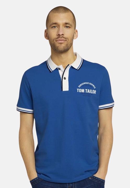Immagine prodotto Tom Tailor Polo decorata con stampa a maniche corte (L)