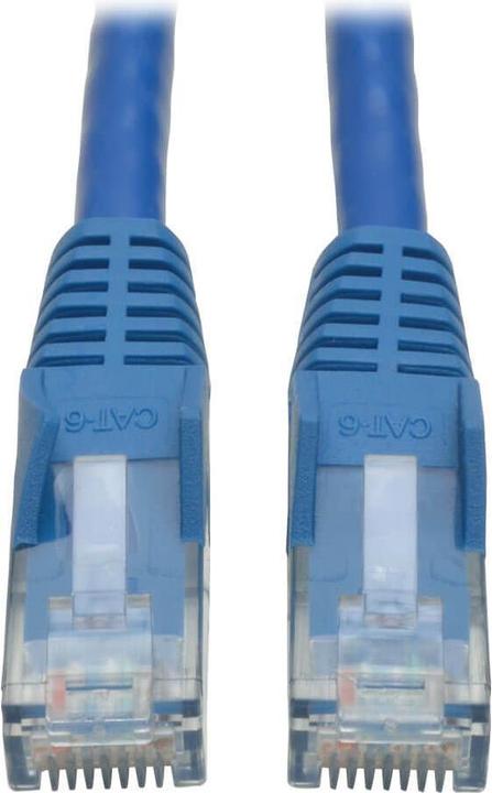 Image du produit Eaton Câble Ethernet UTP moulé sans couture Cat6 Gigabit RJ45 M/M Bleu 4,57m (U/UTP, CAT6, 4.57 m)