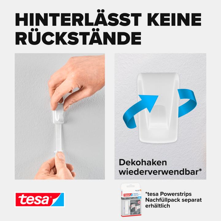 Actual product image tesa Adhesive hooks