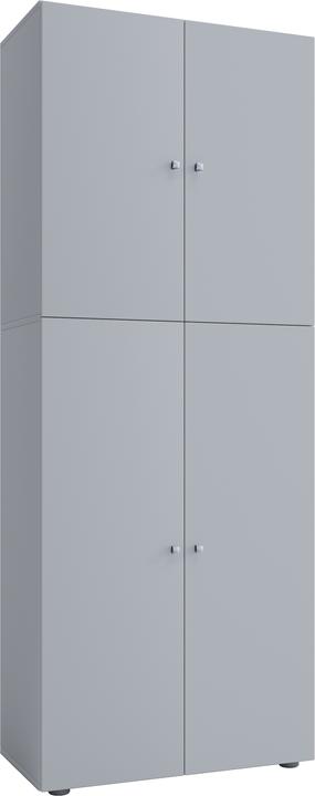 Actual product image VCM Holz Besen Putzschrank Lona mit Drehtüren (70 x 37 cm)