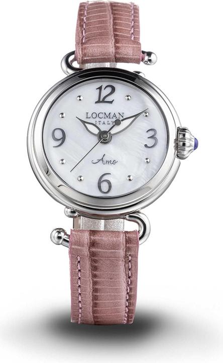 Produktbild Locman Italy Damenuhr Amo Ref. 0701A14A (Uhr mit Schmuckstein, 32 mm)