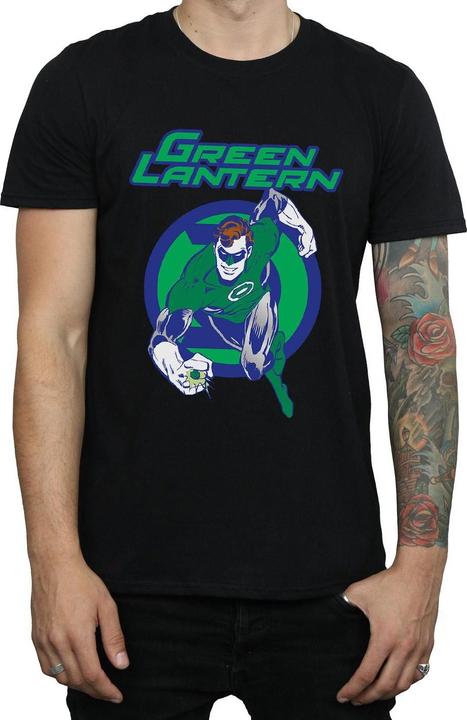 Actual product image Mens Green Lantern Leap T-Shirt (XXL)