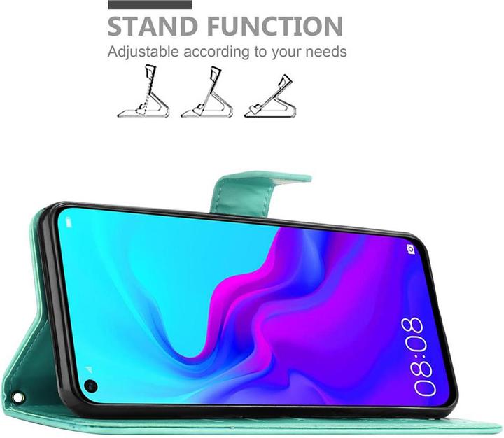 Produktbild Cadorabo Flower Book Cover (Huawei Nova 4)