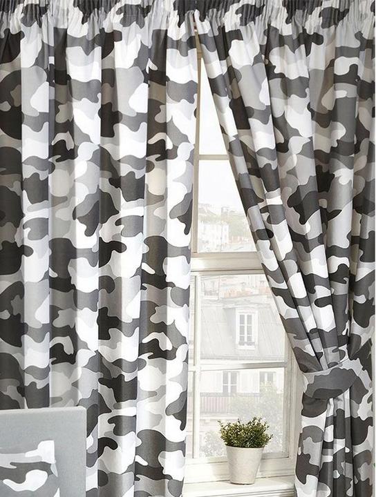 Produktbild Bedding & Beyond Vorhänge Tarnmuster 2Erpack (168 x 183 cm)