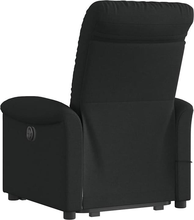 Produktbild VidaXL Elektrischer Massagesessel mit Aufstehhilfe Schwarz Stoff
