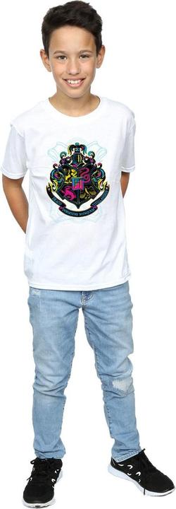 Produktbild Neon Hogwarts Crest TShirt Jungen (152, 158)