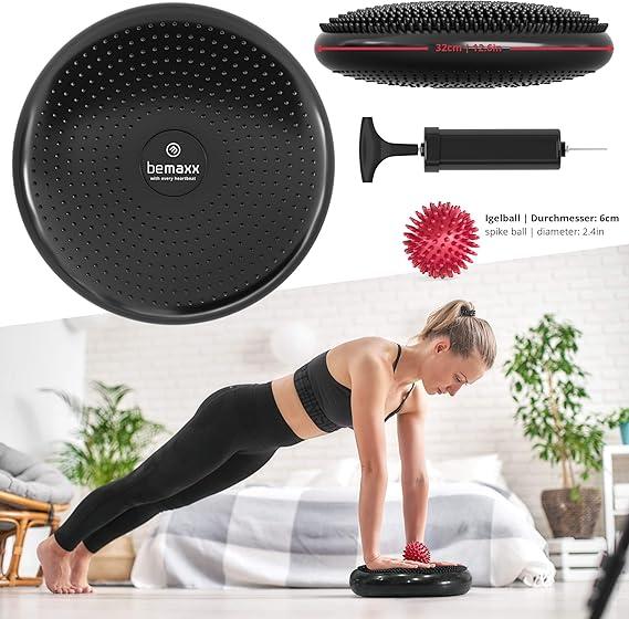 Image du produit BeMaxx Cuscino per sedile Fitness Balance, Set di 6 Nero