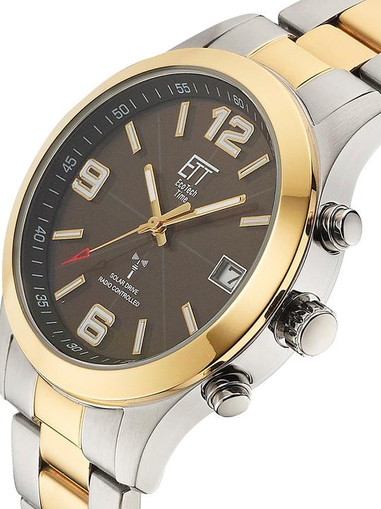 Immagine prodotto ETT EGS-11484-22M Orologio radiocomandato Solar Drive Gobi Orologio da uomo 41mm 10ATM (Orologio radiocontrollato, 41 mm)