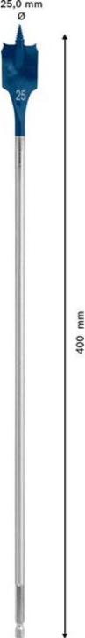 Produktbild Bosch Professional Zubehör EXPERT Self Cut Speed Flachfräsbohrer, 25 x 400 mm (25 mm)