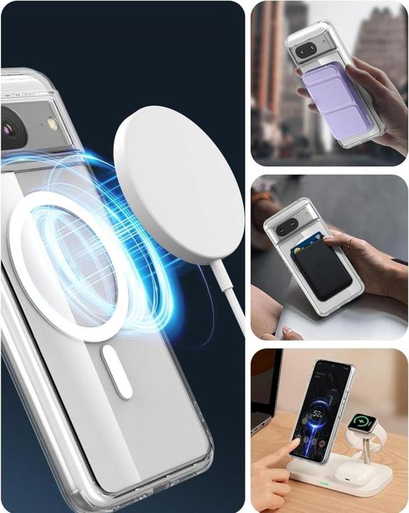 Produktbild Screenguard Magnetic Google Pixel 8 Clear Case MagSafe Hülle (Google Pixel 8)